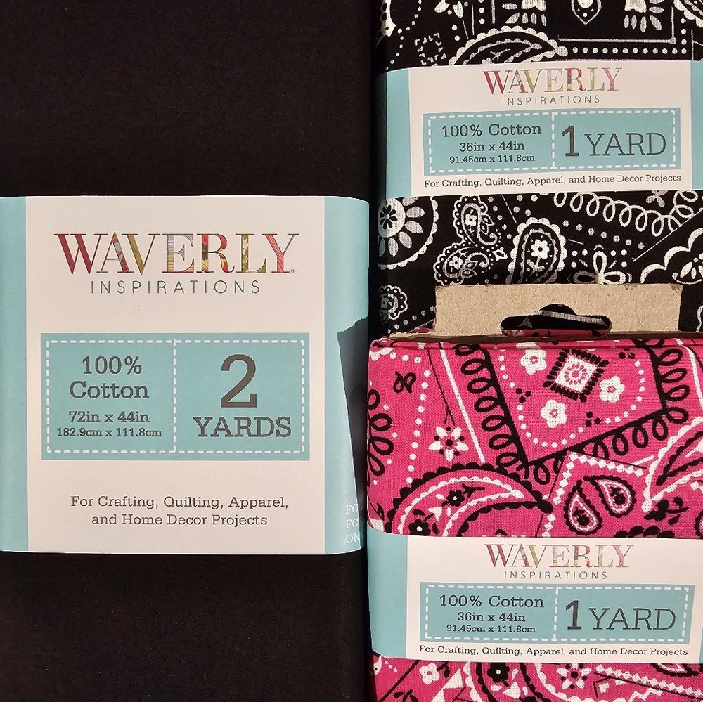 4 yards 100% Cotton Fabric bundle